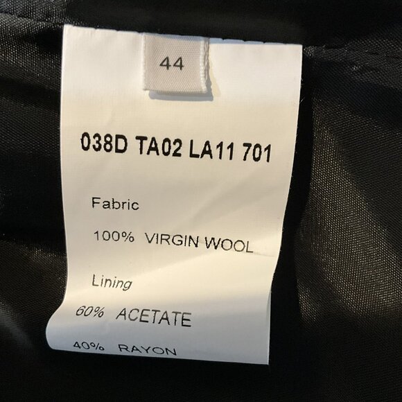 8 by Essentials Italy Women's Pinstripe Suit Blazer& Pants Set. Size 44. - Picture 6 of 11